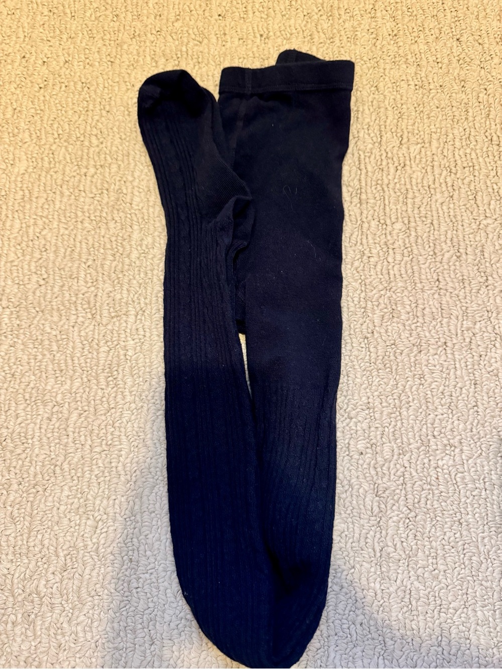 The Children's Place Navy Blue Ribbed Tights Girls Size 12-14